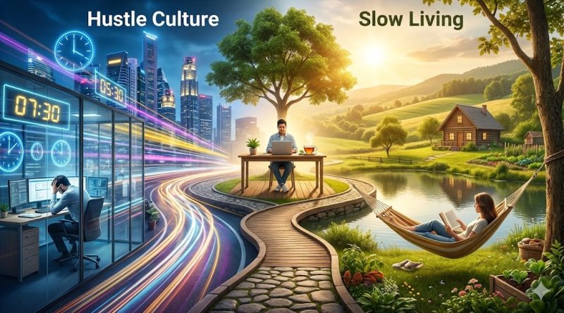 Slow Living vs Hustle Culture: Mencari Titik Tengah yang Sehat