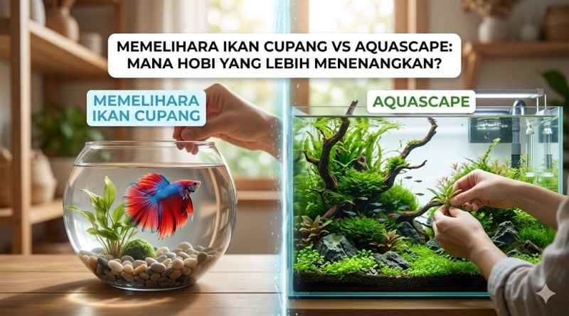 Memelihara Ikan Cupang vs Aquascape: Mana Hobi yang Lebih Menenangkan?